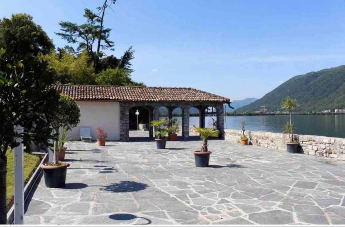 Holiday On The Lake Lugano 2-16 Bissone Exterior photo