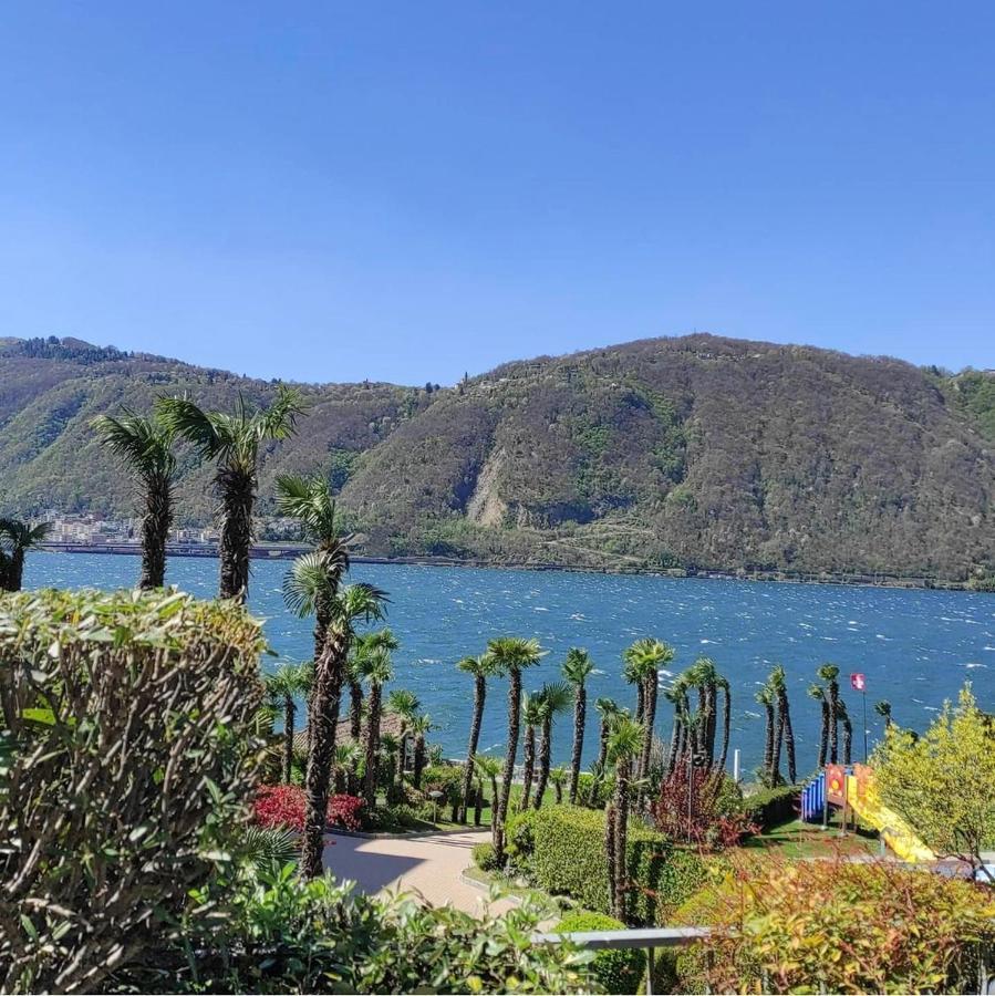 Holiday On The Lake Lugano 2-16 Bissone Exterior photo